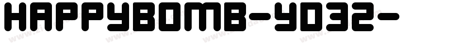 HappyBomb-Yd32字体转换