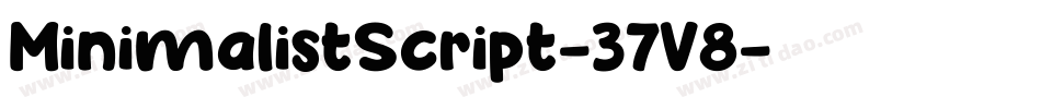 MinimalistScript-37V8字体转换