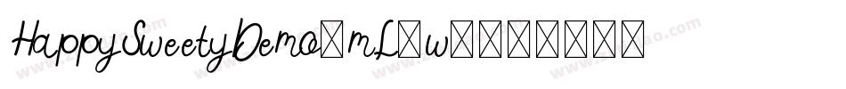 HappySweetyDemo-mL2w5字体转换 HappySweetyDemo-mL2w5字体转换
