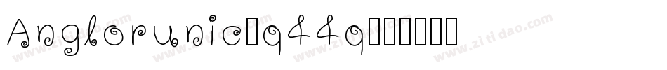 Anglorunic-q44q字体转换