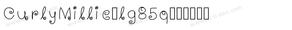 CurlyMillie-lg85q字体转换