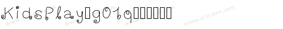 KidsPlay-g01q字体转换