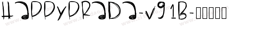 Happyprada-Vg1B字体转换