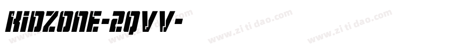 Kidzone-2qVv字体转换
