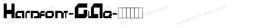 Hardfont-GlAq字体转换
