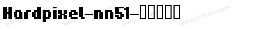 Hardpixel-nn51字体转换