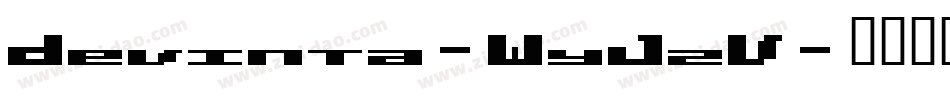 Devinta-WyJzV字体转换