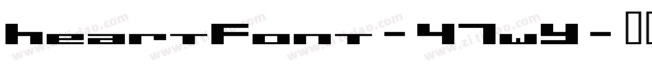 HeartFont-47wY字体转换