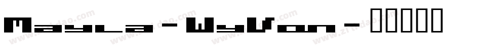 Mayla-WyVqn字体转换