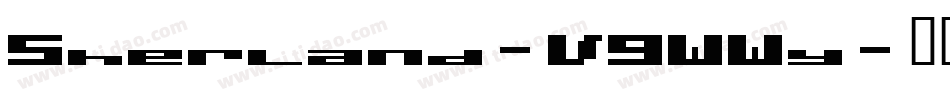 Sherland-VGWWy字体转换