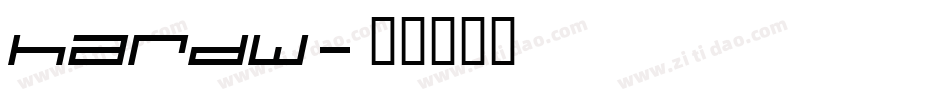HARDW字体转换