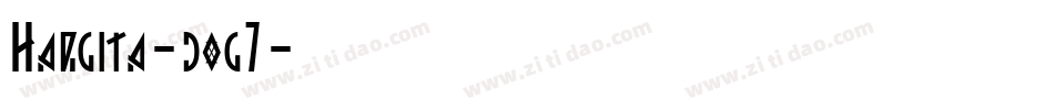 Hargita-dog7字体转换