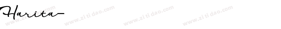 Harita字体转换