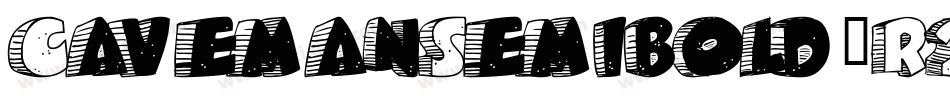 CavemanSemibold-R2Ve字体转换
