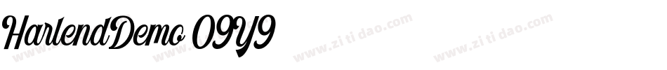 HarlendDemo-09Y9字体转换