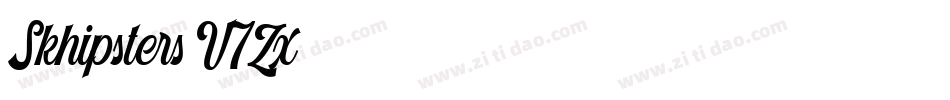 Skhipsters-V7Zx字体转换