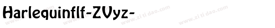 Harlequinflf-ZVyz字体转换