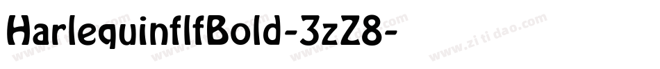 HarlequinflfBold-3zZ8字体转换