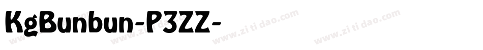 KgBunbun-P3ZZ字体转换 KgBunbun-P3ZZ字体转换