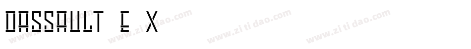 Dassault-e6x3字体转换
