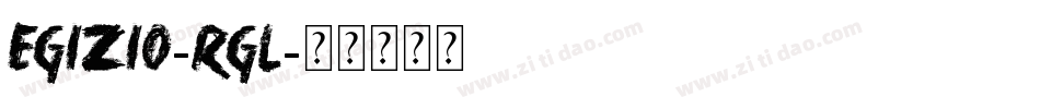 Egizio-Rgl字体转换