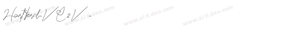 Hartford-VL2V字体转换