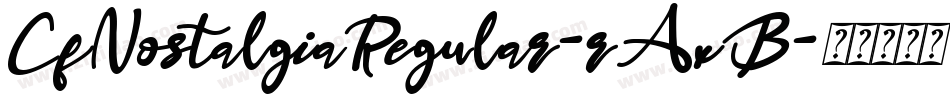 CfNostalgiaRegular-rAxB字体转换