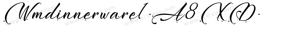 Wmdinnerware1-A8XD字体转换