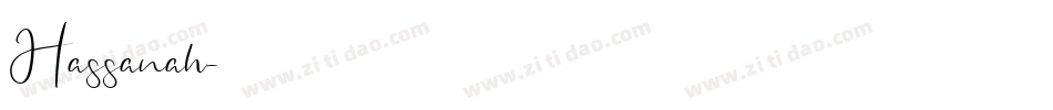 Hassanah字体转换