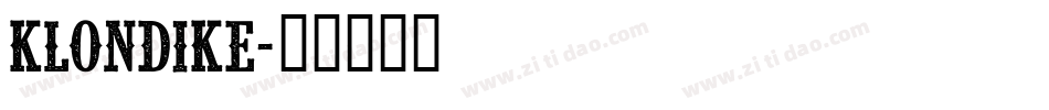 Klondike字体转换