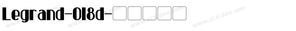Legrand-0l8d字体转换