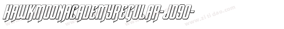 HawkmoonAcademyRegular-Jo9o字体转换