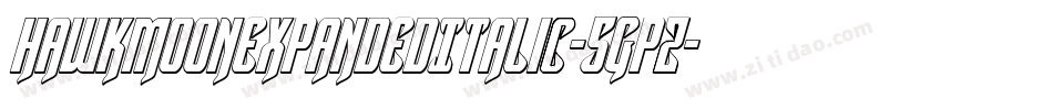 HawkmoonExpandedItalic-5GpZ字体转换
