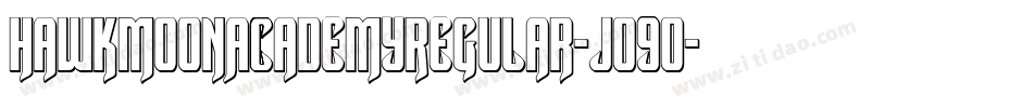 HawkmoonAcademyRegular-Jo9o字体转换