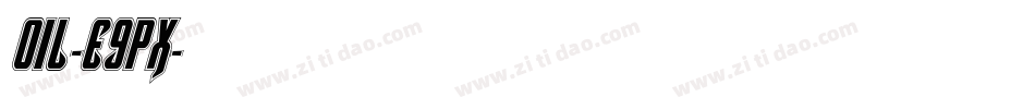 Oil-e9px字体转换