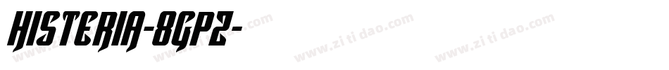Histeria-8GpZ字体转换