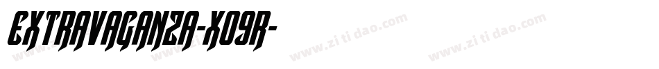 Extravaganza-xo9r字体转换