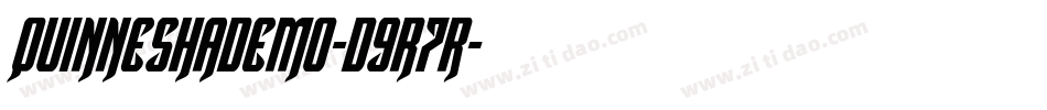 Quinneshademo-d9r7R字体转换