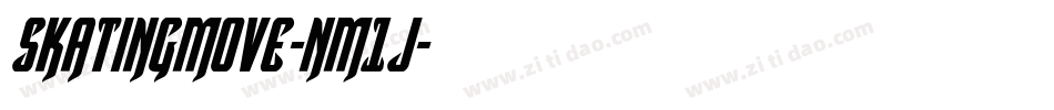SkatingMove-nm1J字体转换