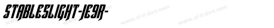 Stable5Light-je9R字体转换