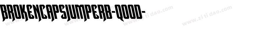 Brokencapsjumperb-q0od字体转换