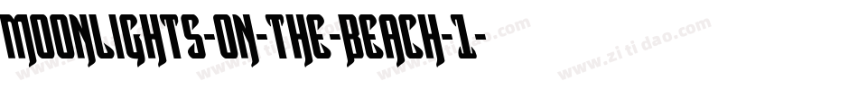 Moonlights-on-the-Beach-1字体转换