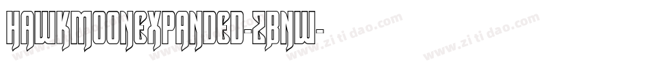 HawkmoonExpanded-zBnw字体转换