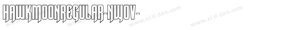 HawkmoonRegular-nW0V字体转换