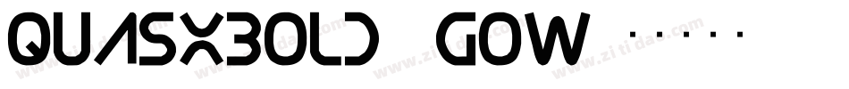 Quasxbold-2gOw字体转换 Quasxbold-2gOw字体转换