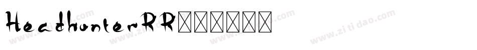 HeadhunterRR字体转换
