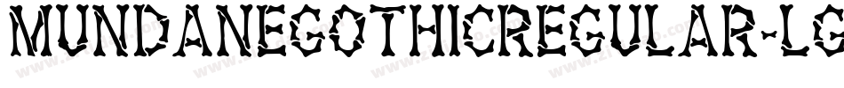 MundanegothicRegular-lG1X字体转换 MundanegothicRegular-lG1X字体转换
