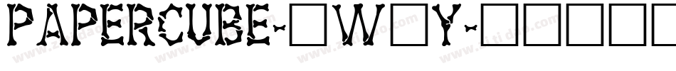 PaperCube-4W6Y字体转换