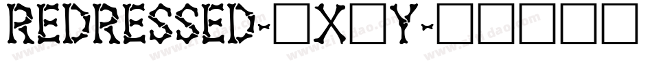 Redressed-3X6y字体转换