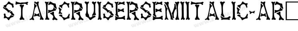 StarcruiserSemiItalic-aR1x字体转换 StarcruiserSemiItalic-aR1x字体转换